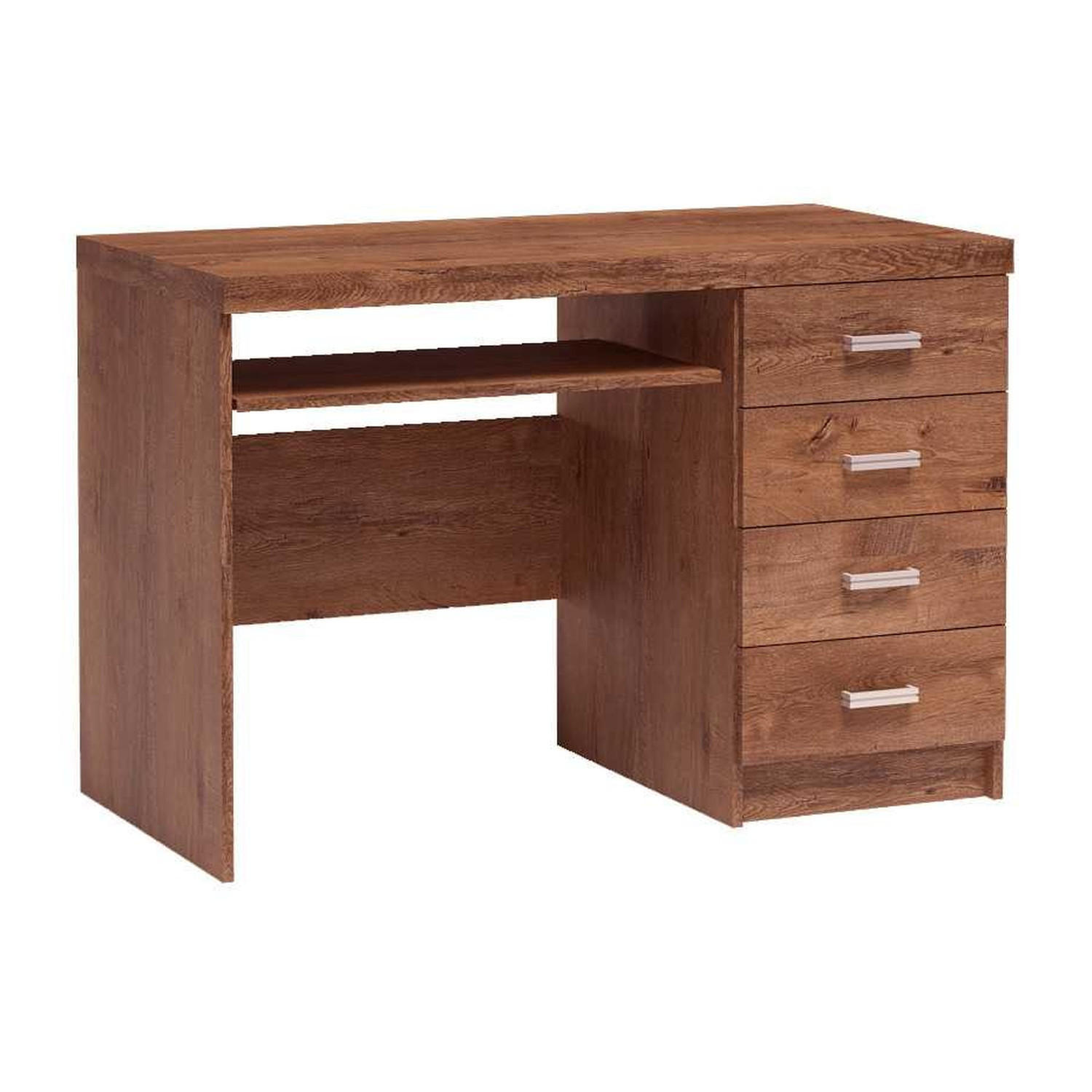 SCHREIBTISCH Indianapolis I-16 120 x 60 x 81,5 cm Esche hell - Braun, Holzwerkstoff/Metall (60/120/81.5cm) - Koseto