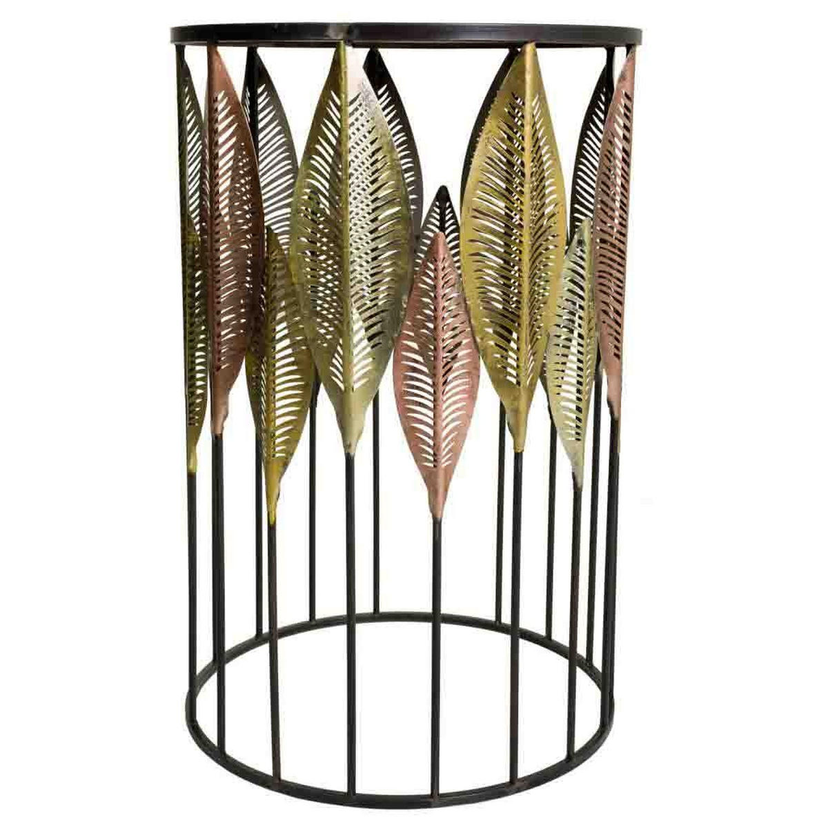 TISCH aus Metall, golden, 2-tlg. - Goldfarben, Metall (47/47/72cm) - Wanderlust