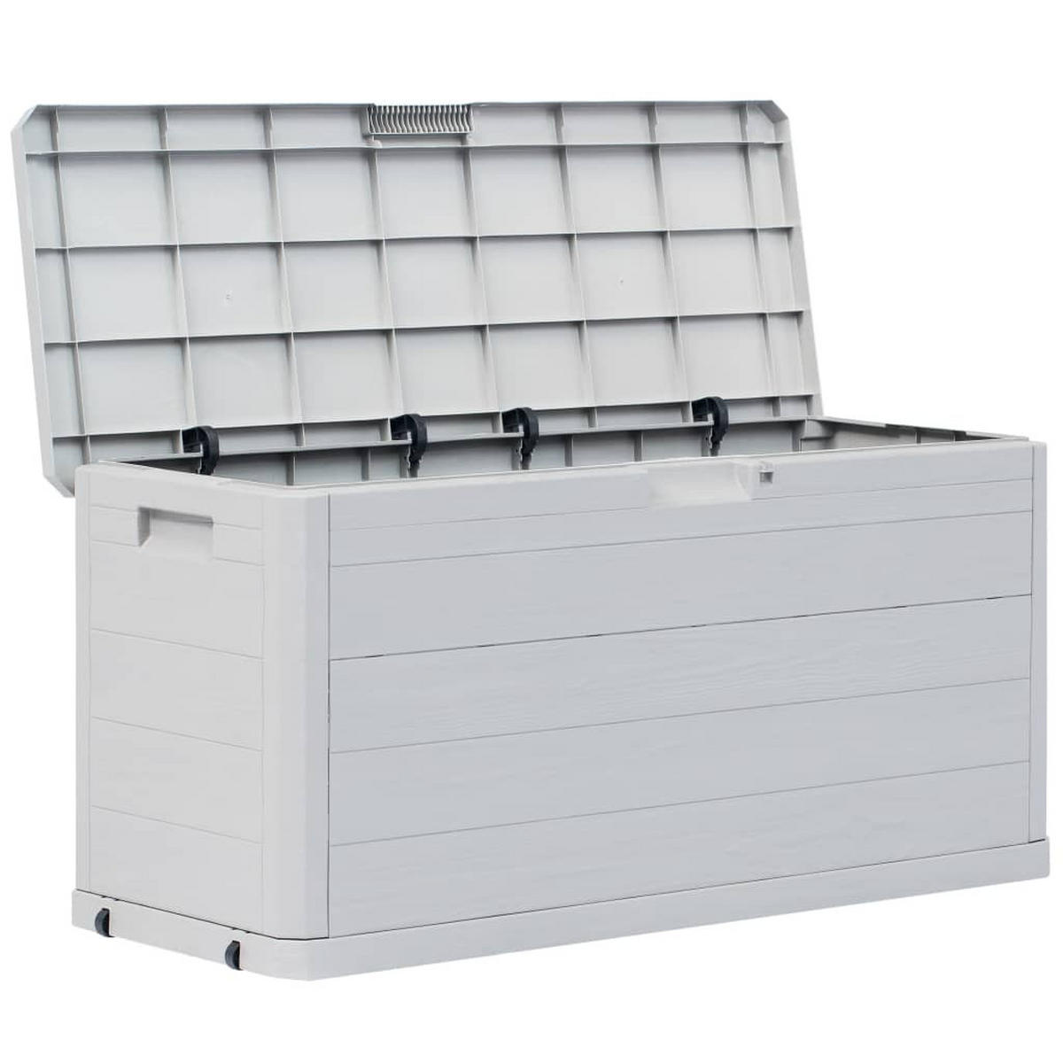 GARTEN-AUFBEWAHRUNGSBOX 280 L Hellgrau - Grau, Kunststoff (45/56/117cm) - furnicato