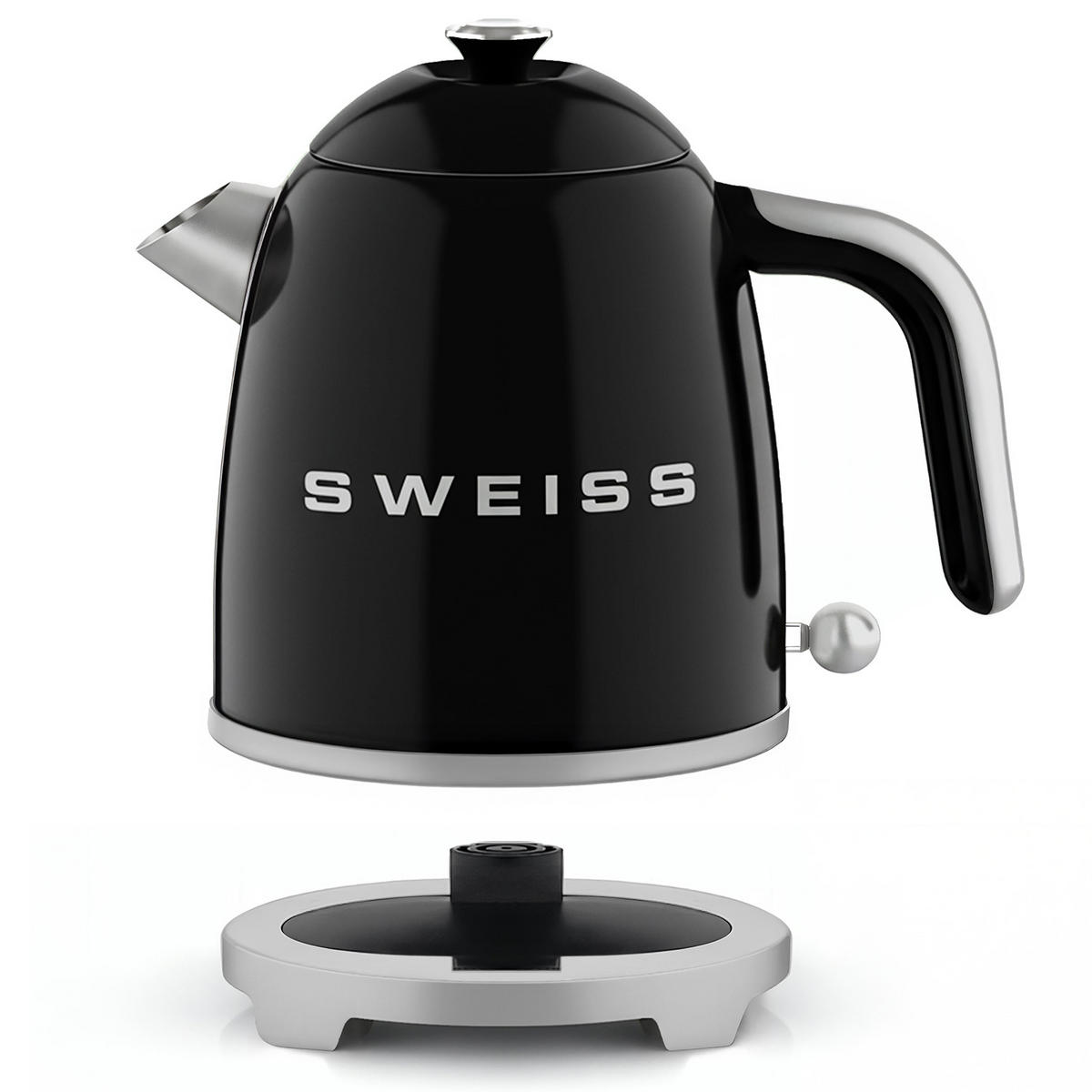 WASSERKOCHER KTS9 Schwarz, Vintage - Schwarz, Metall (16/24/22cm) - SWEISS