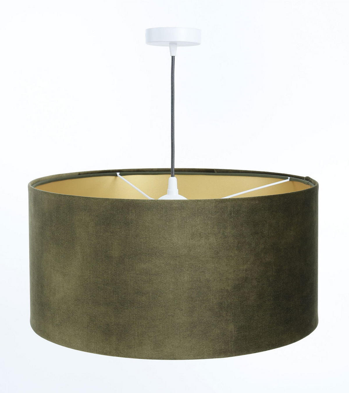 HÄNGELEUCHTE Gold 40/20 cm - Beige/Goldfarben, Kunststoff (40/0.4/20cm) - ONZENO