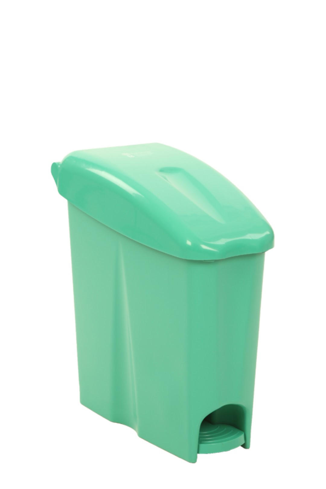 MÜLLEIMER Schmal Mit Deckel 17 Liter Kunststoff Grün - Grün, Kunststoff (44/48.5/23.5cm) - PROREGAL