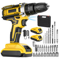 AKKU-SCHLAGBOHRSCHRAUBER 21V Mini kabellos Lithium-Akku - Gelb, Metall (20/21/11cm) - Kaket