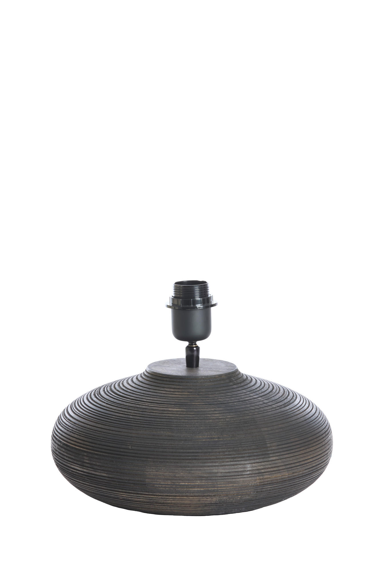 LAMPENFUSS Khomai Braun Ø30/23 cm - Braun, Holz (30/30/23cm) - Light & Living