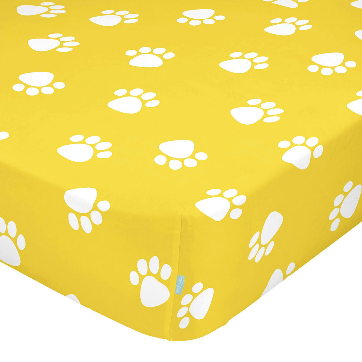 SPANNBETTTUCH dogs 90x200x32 cm mehrfarbig - Multicolor, Textil (90/200cm) - Happy Friday