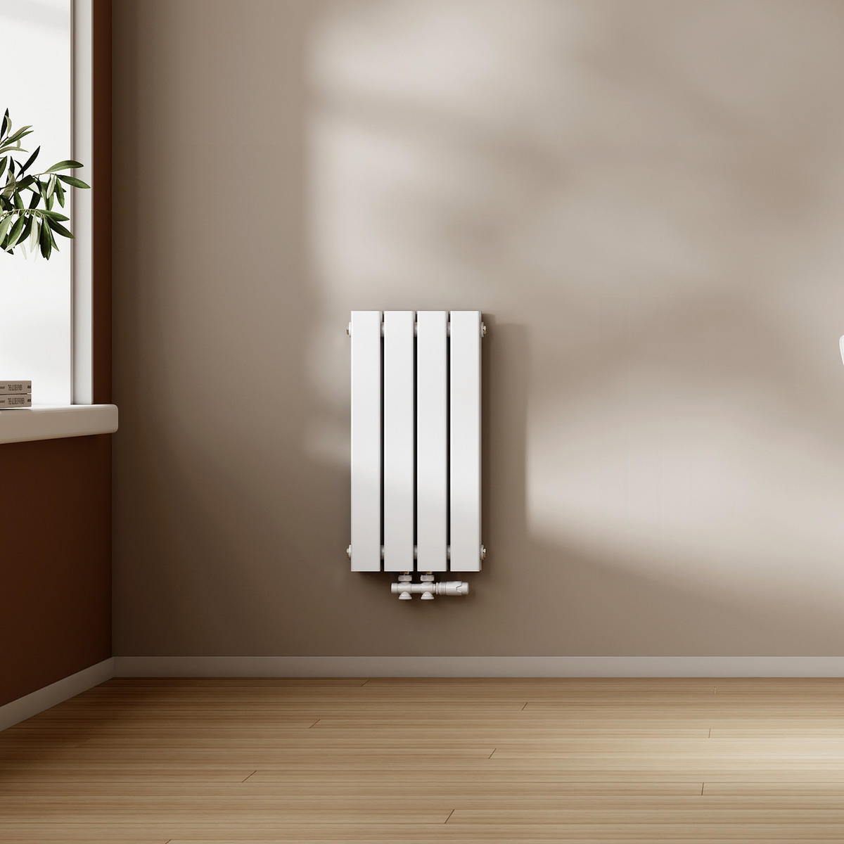HEIZKÖRPER Flachheizkörper Weiß 60/30/6,3 cm - Weiß, Metall (30/60/6.3cm) - EMKE