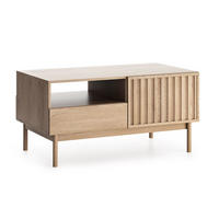COUCHTISCH Santarco 2T 2S Eiche Cremona 106/53/64 cm – 2 Türen 2 Schubladen - Eichefarben, Holz/Holzwerkstoff (64/106/53cm) - AX Living