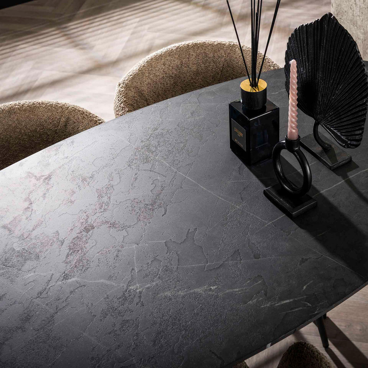 BARTISCH Deen Schwarz 75/140/ 92 cm - Schwarz, Holz (75/140/92cm) - Hoyz Collection