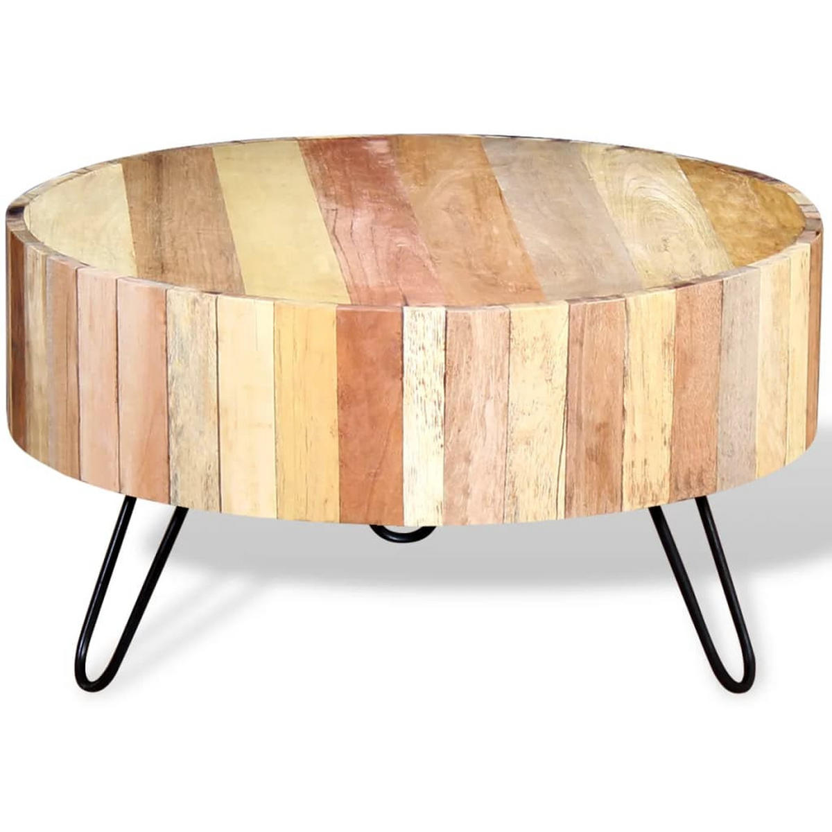 COUCHTISCH Altholz Massiv - Beige, Holzwerkstoff (70/70/38cm) - furnicato