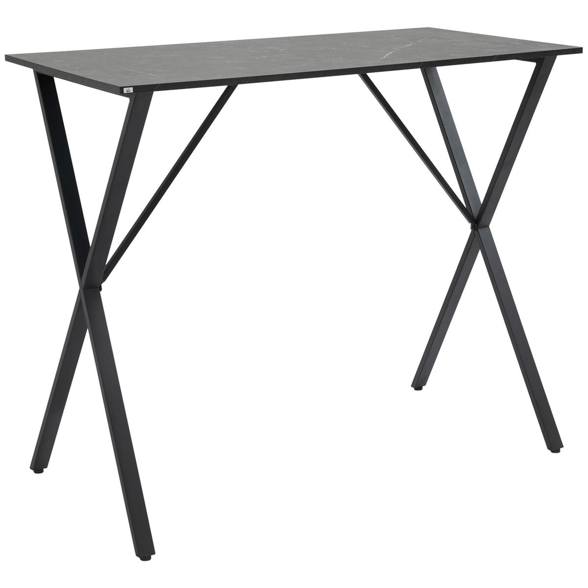 BARTISCH Schwarz 1 Stück - Schwarz, Naturmaterialien (120/60/102cm) - GiPP