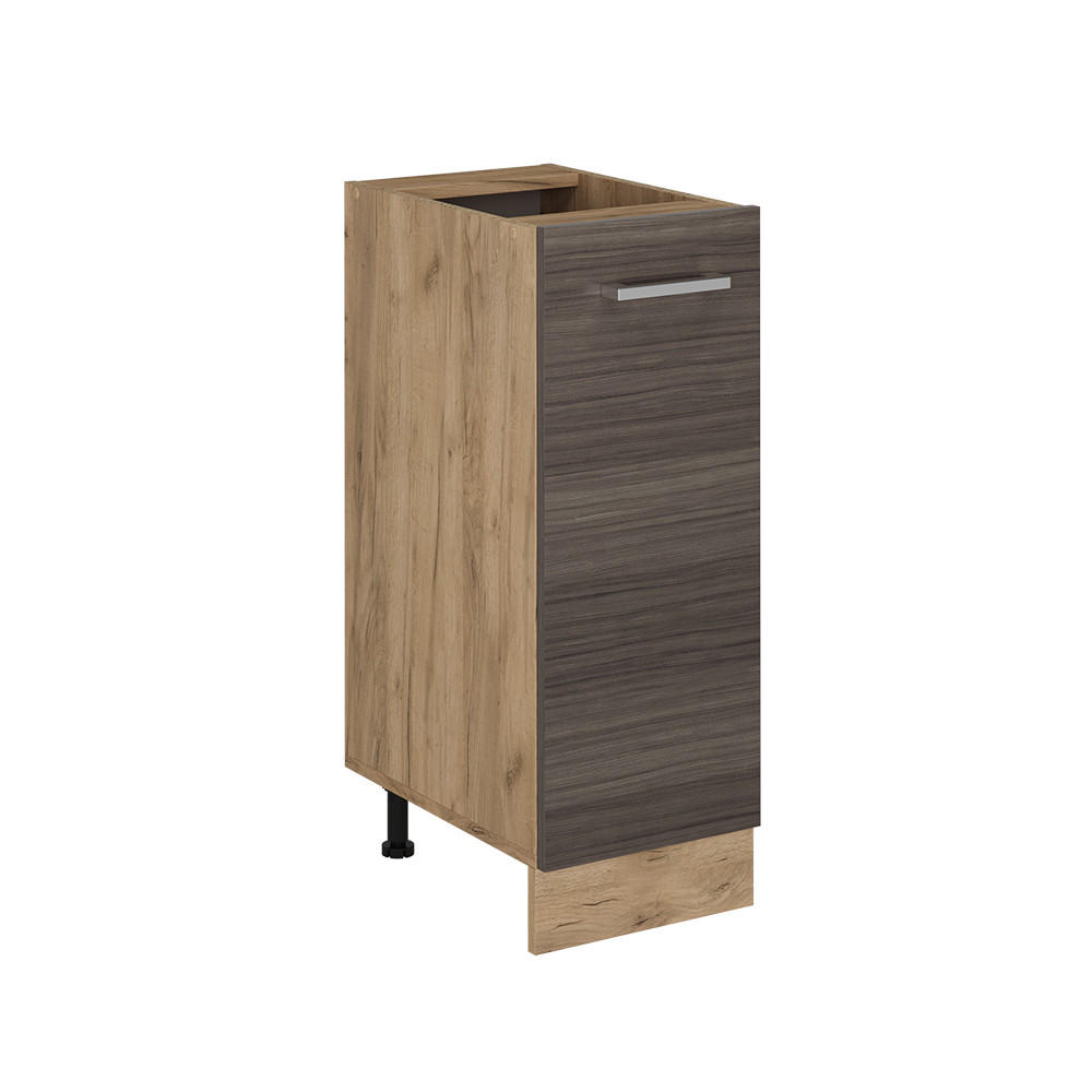 Vicco Apothekerschrank Grau, Eiche 30x81.6x46 cm