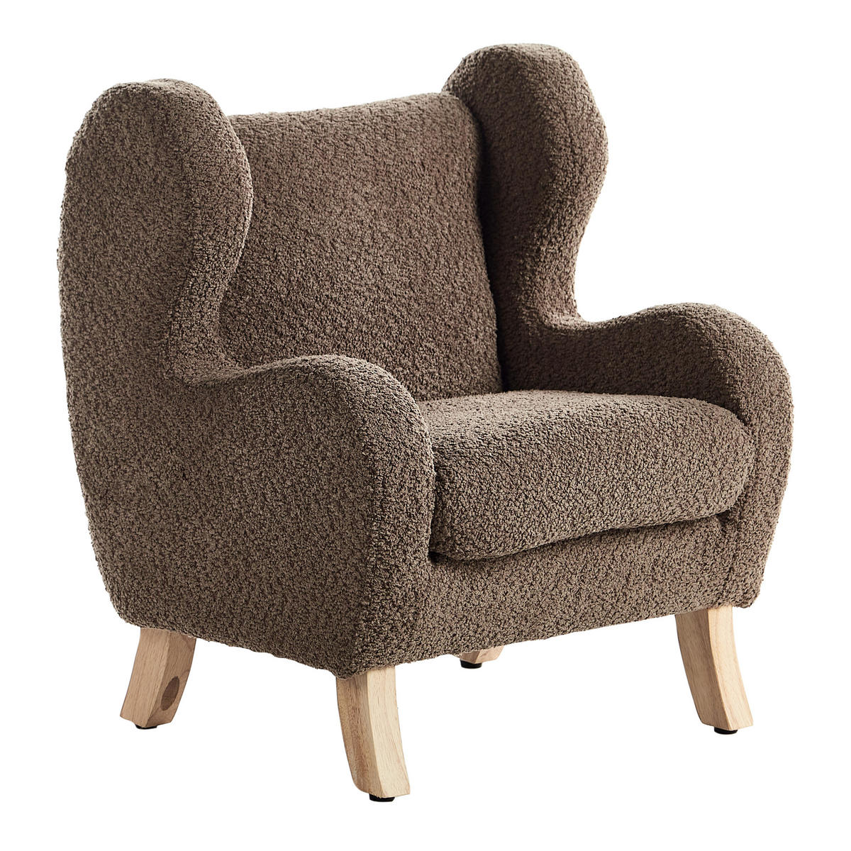 KINDERSESSEL Braun Farum - Braun, Textil (45/55/41cm) - Beliani