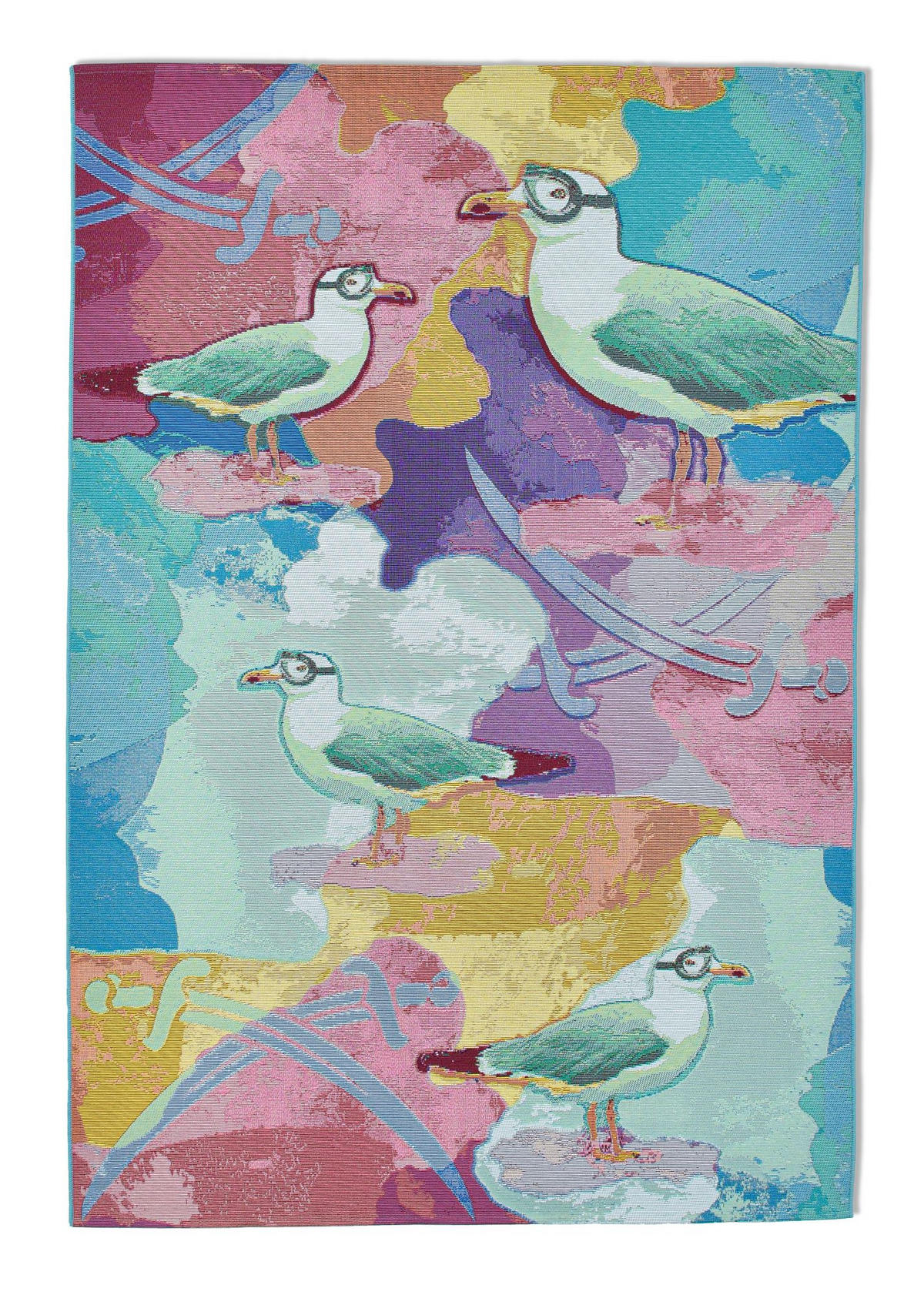 OUTDOORTEPPICH Rantum Beach 190x290 cm - Multicolor, Textil (190/290cm) - Sansibar SYLT