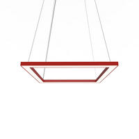 LED-HÄNGELEUCHTE - Rot, Metall (40/40/100cm) - Lumicom