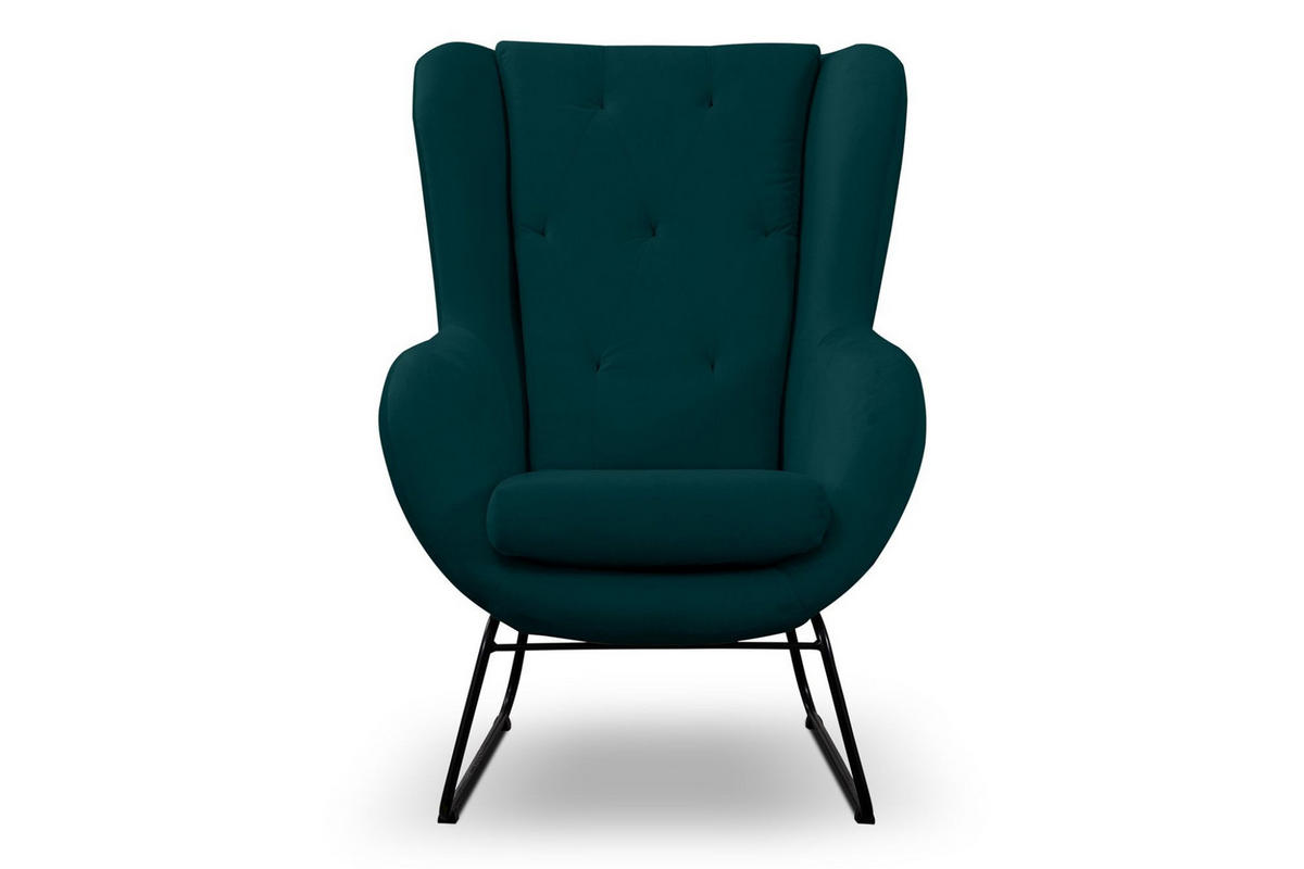 SESSEL Artemis In Kronos - Smaragdgrün, Holzwerkstoff/Textil (80/105/100cm) - Fun Möbel