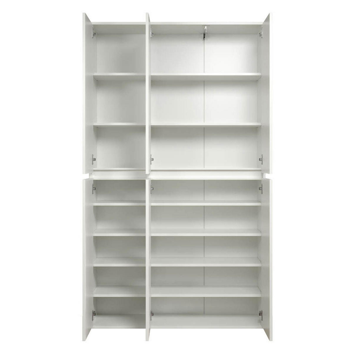 GARDEROBENSCHRANK Nevada Weiß - Weiß, Holzwerkstoff (111/191/34cm) - Trendteam
