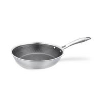PFANNE Silber 49/26/5.5 cm MR122426 - Silberfarben, Metall (26cm) - Maestro 