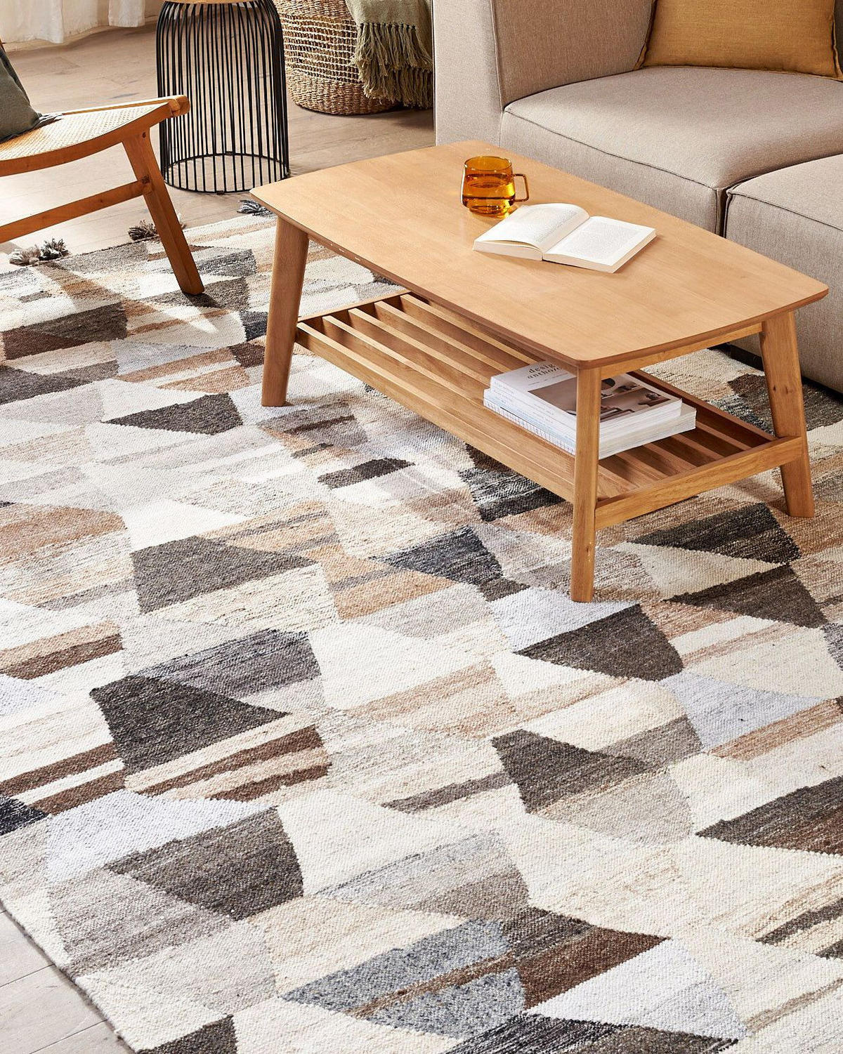 KELIM-TEPPICH Argavand 300/200 cm - Multicolor, Textil (200/300cm) - Beliani