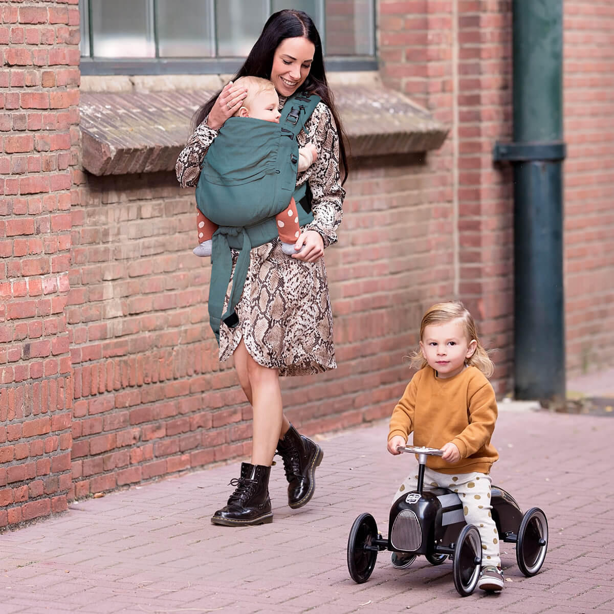 BABYTRAGE Nabaca Basic-Set - Türkis, Textil (26.5/7.2/38.5cm) - Hoppediz