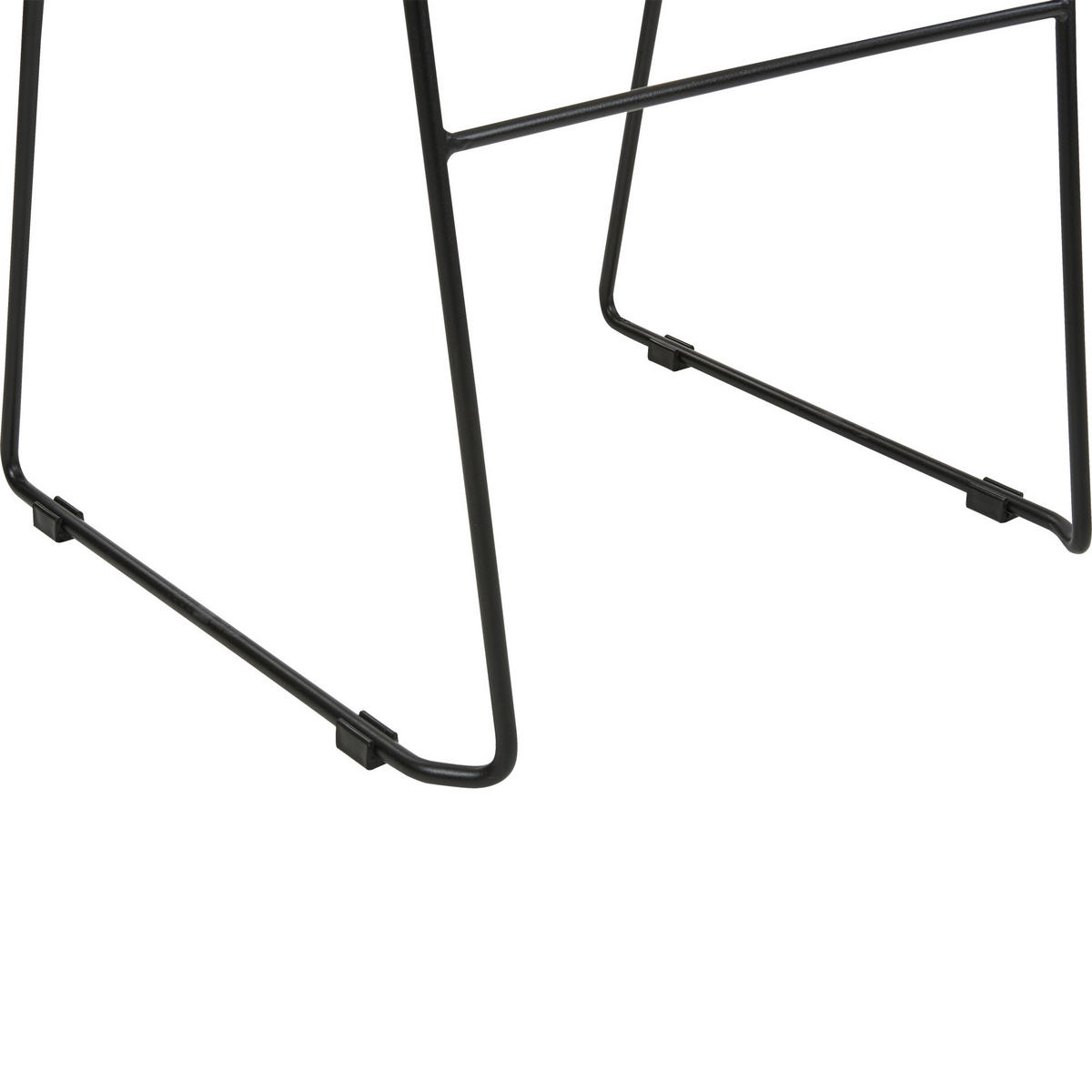 ESSZIMMERSTUHL 4er-Set Kunststoff Weiß Panora - Weiß, Kunststoff/Metall (44/80/50cm) - Beliani