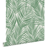 TAPETE Palmenblätter 53 cm x 10.05 m - Grün, Papier (53/1000cm) - ESTAhome