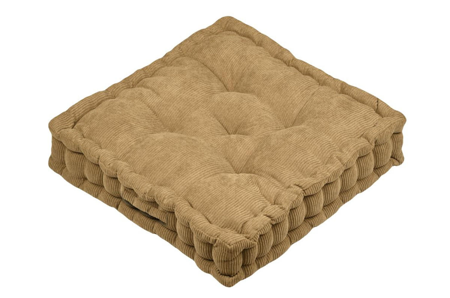 BODENKISSEN Dandy 45/45/10 cm - Beige, Textil (45cm)