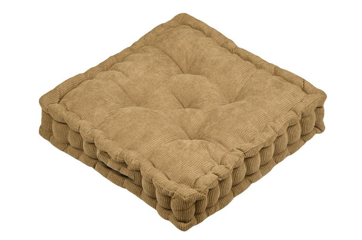 BODENKISSEN Dandy 45/45/10 cm - Beige, Textil (45cm)