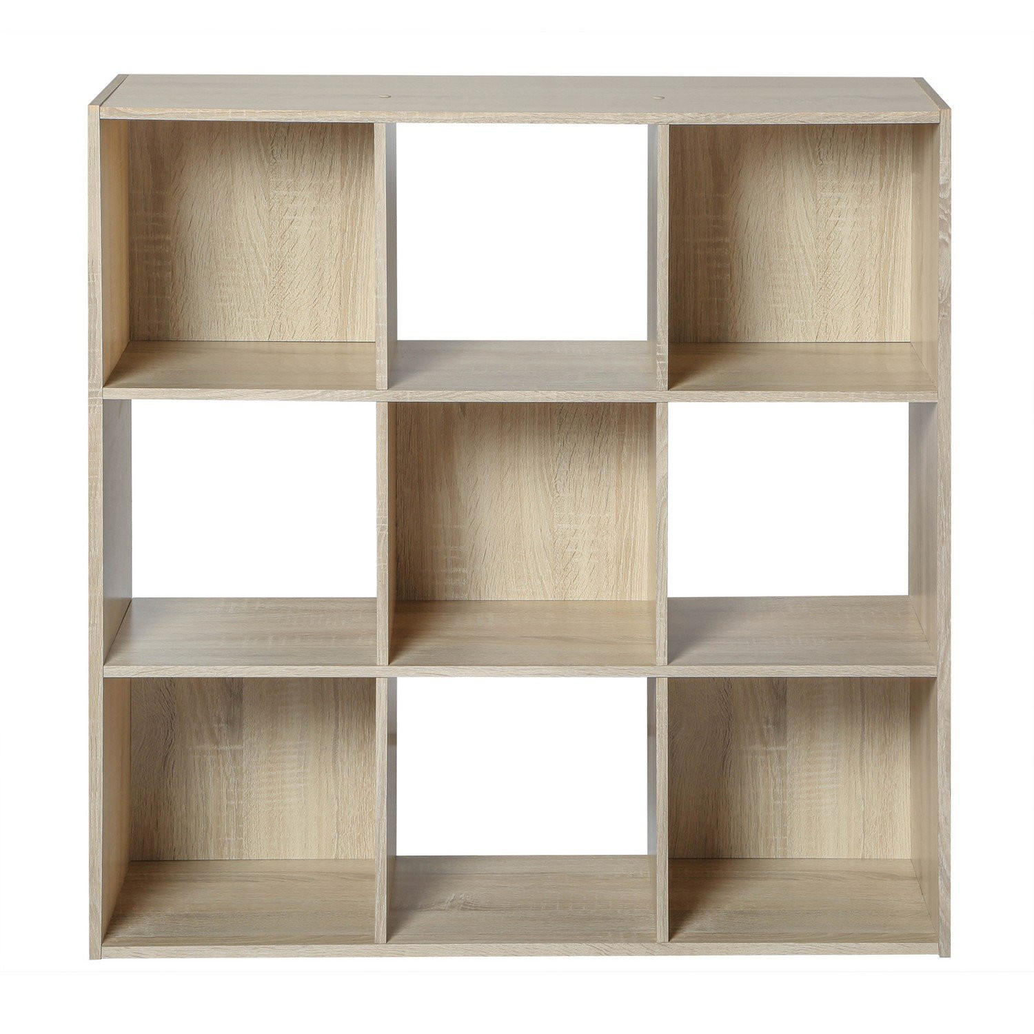 REGAL mit 9 Fächern - Apfelbaumfarben, Holzwerkstoff (29.5/92.5/92.5cm) - Calicosy