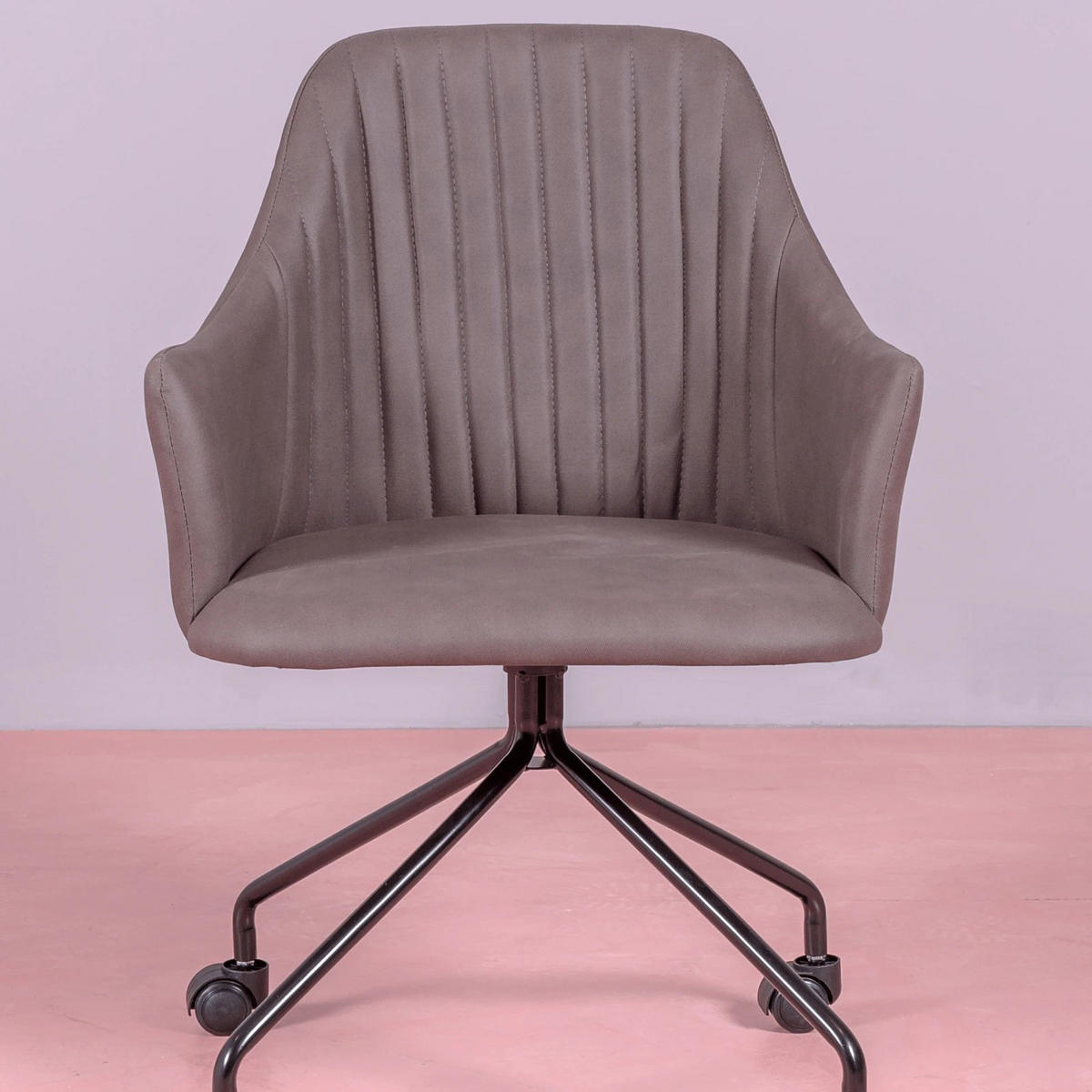 BÜROSTUHL Textil Braun - Braun, Textil (58/82/55cm) - Nest Dream