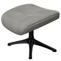 POLSTERHOCKER - Schwarz/Grau, Textil/Metall (44/39/49cm) - home24