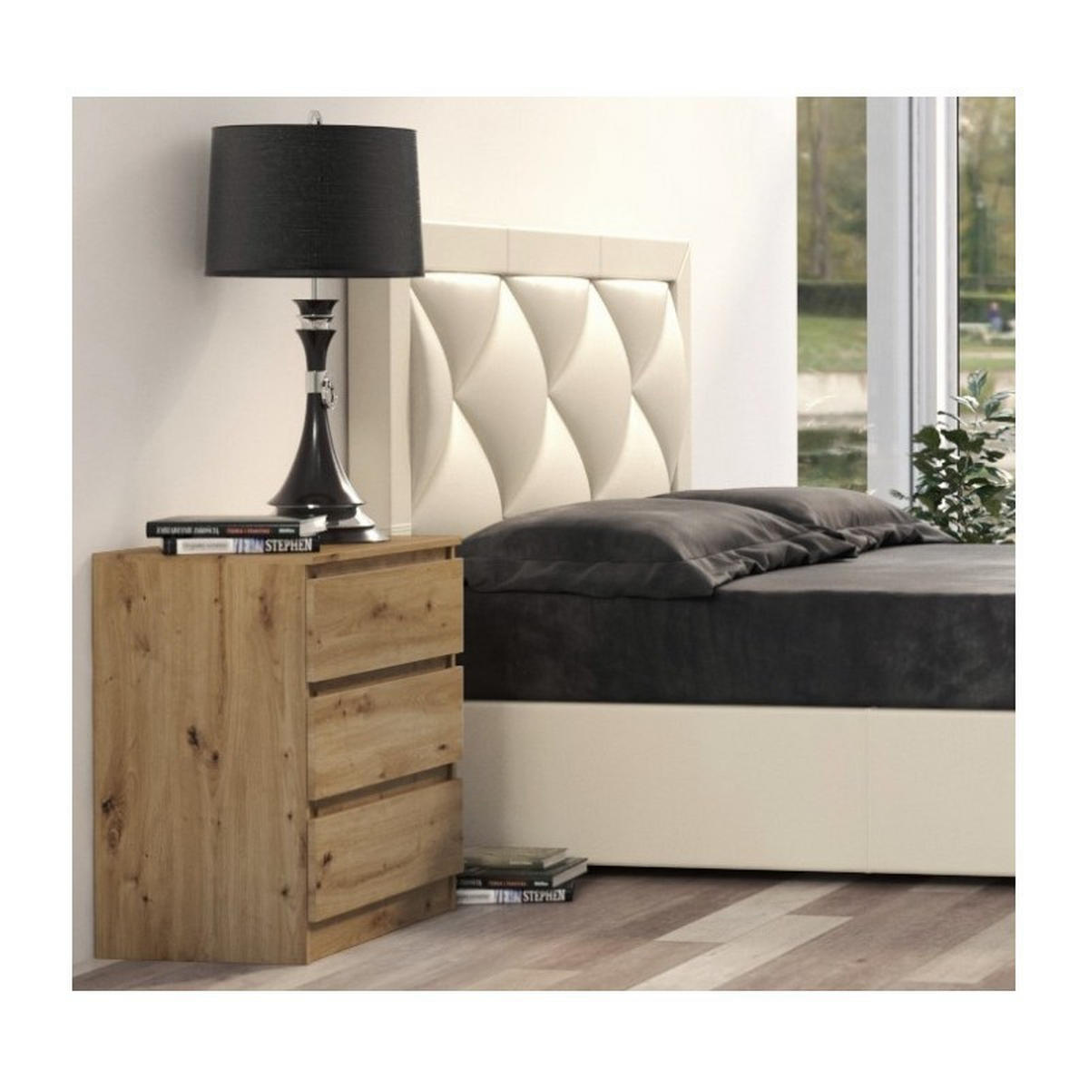 KOMMODE bella3 - Eiche Artisan, Holzwerkstoff (70/76/35cm) - roe furniture