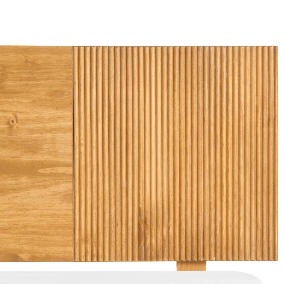 BETT mit Lattenrost 120/200 Kiefernholz Hellbraun Flavignac - Hellbraun/Braun, Holz (120/200cm) - Beliani