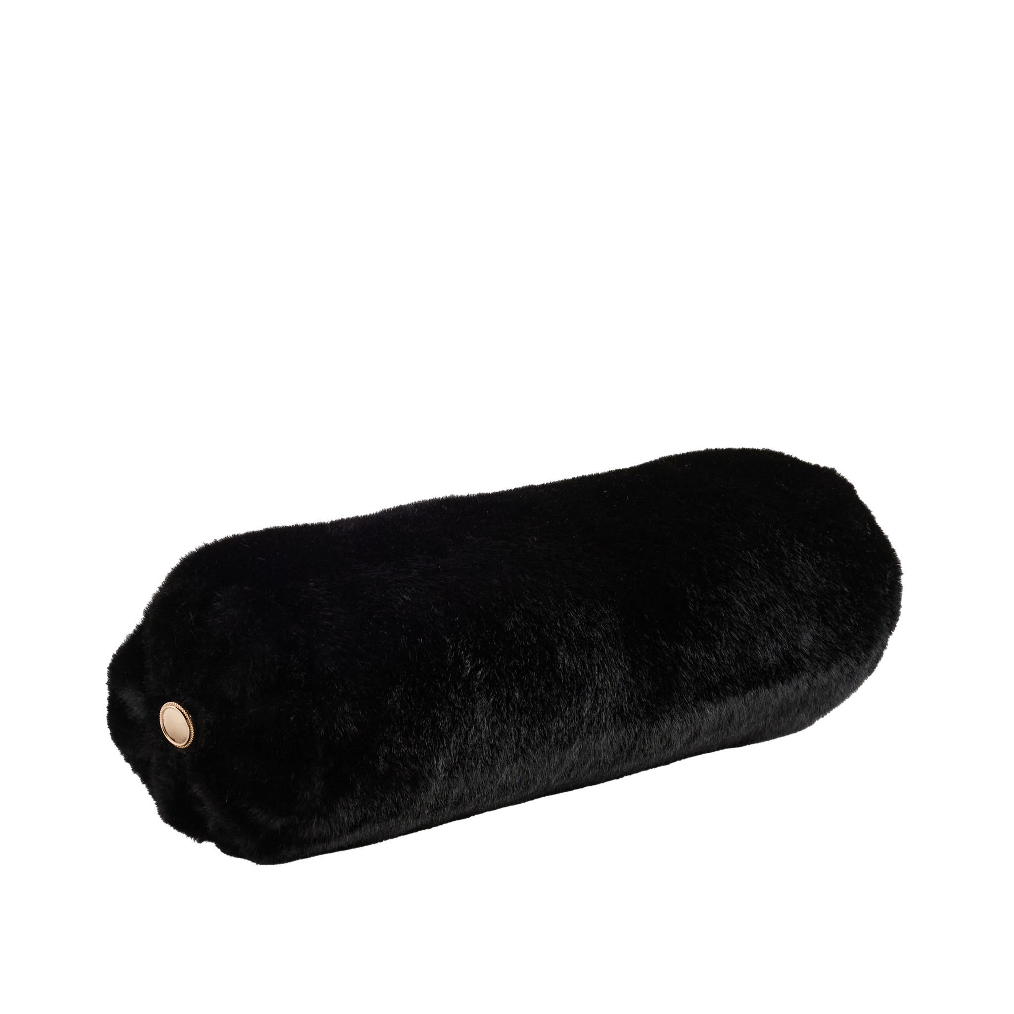 DEKO-ROLLENKISSEN Molisa - Schwarz, Textil (15.5cm) - home&you