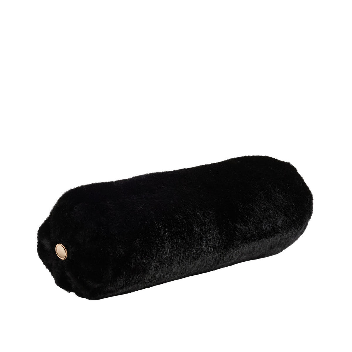 DEKO-ROLLENKISSEN Molisa - Schwarz, Textil (15.5cm) - home&you