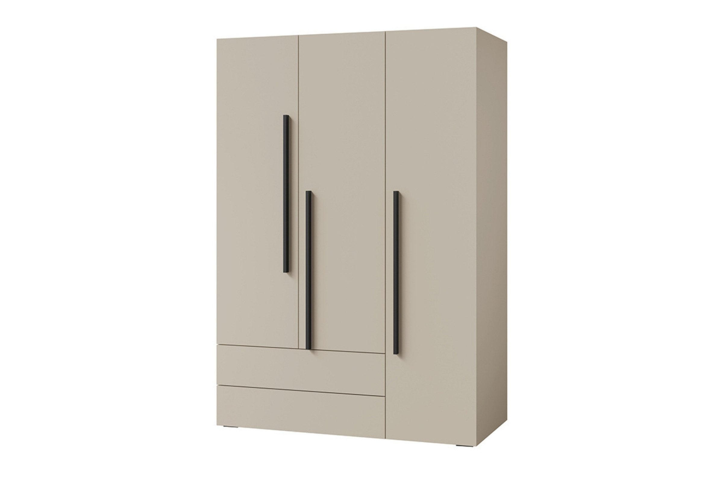 KINDERKLEIDERSCHRNAK LIMA 01 135/195/60 cm in Kaschmir - Kaschmir, Holzwerkstoff (135/195/60cm) - Deine Möbel 24