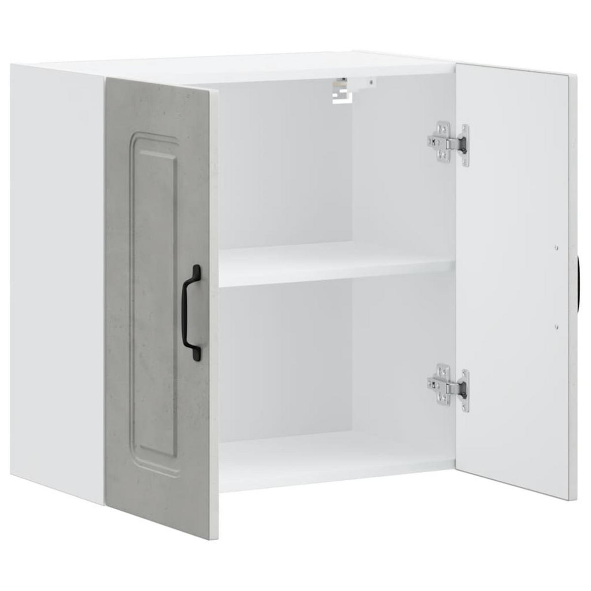 KÜCHEN-HÄNGESCHRANK Betongrau Holzwerkstoff - Grau, Holzwerkstoff (31/60/60cm) - vidaXL