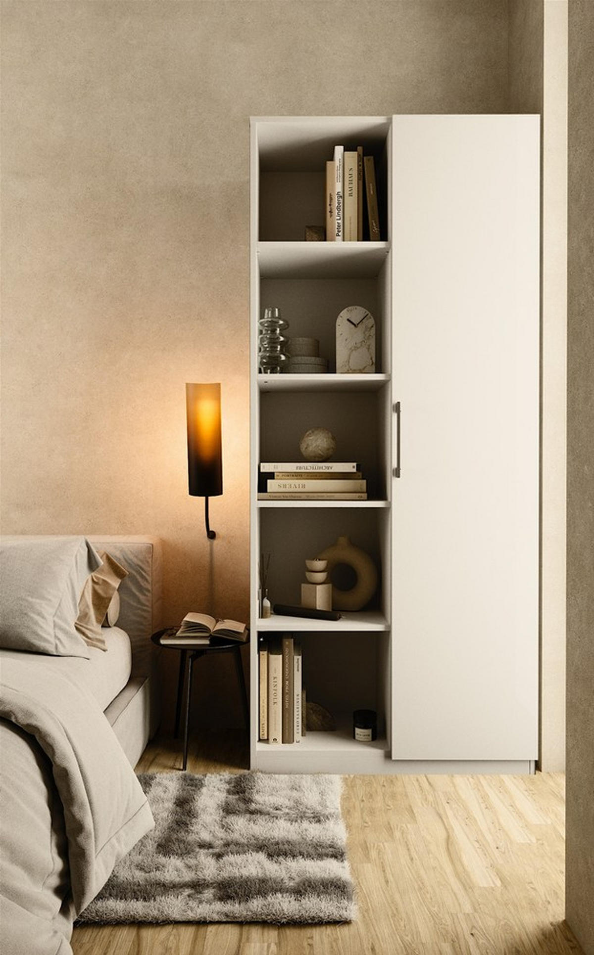 BÜCHERREGAL Weiß 80/182/30 - Weiß, Holzwerkstoff (80/182/30cm) - RAUMHIRSCH FURNITURE