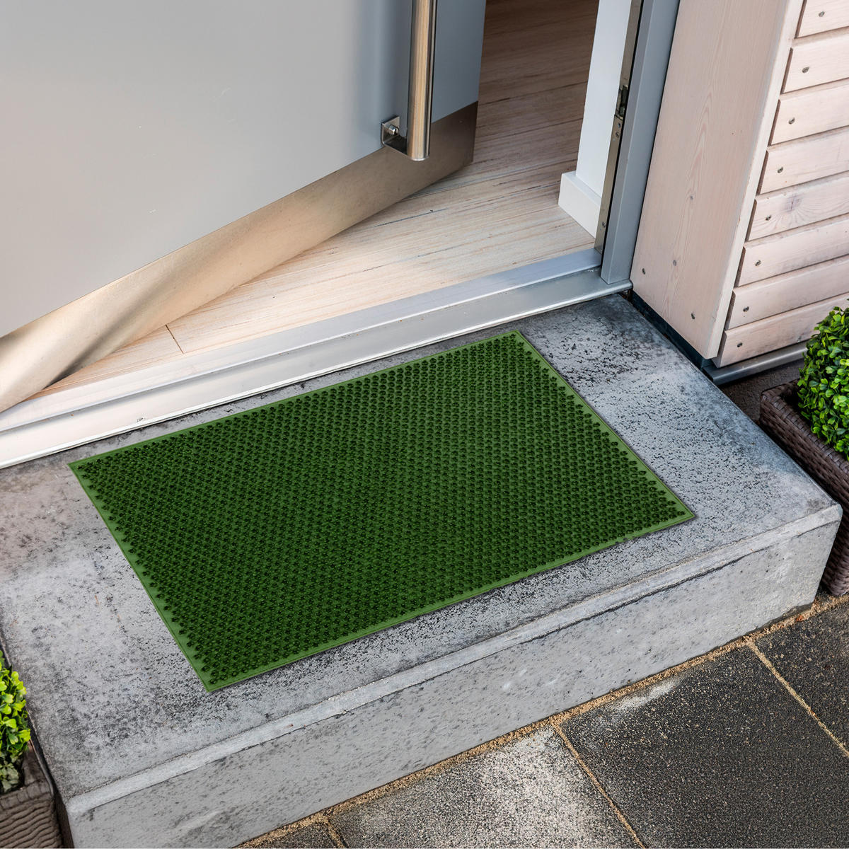 SCHMUTZFANGMATTE AUßEN SEASON - Grün, Textil (40/60cm) - Astra