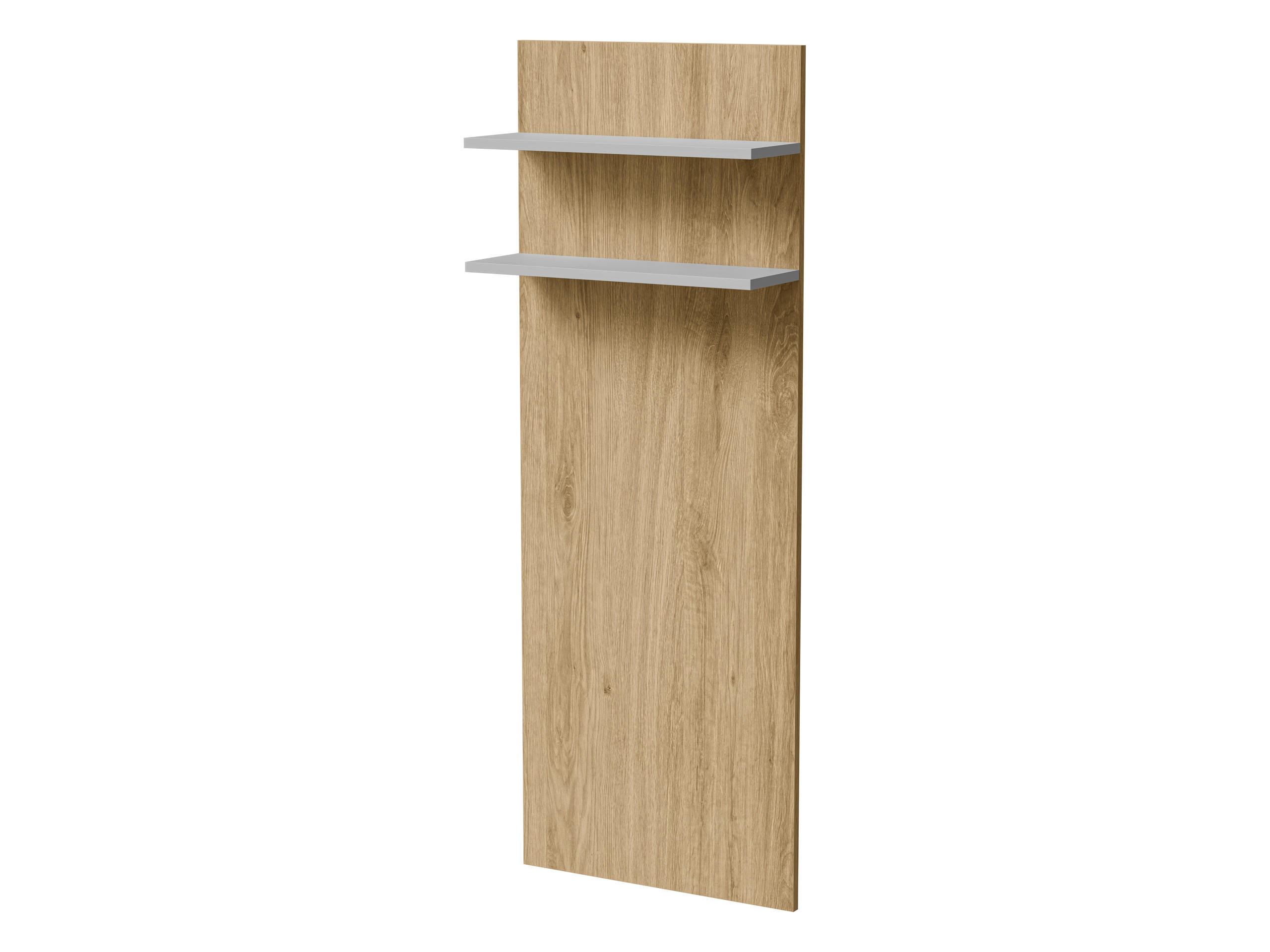 WANDREGAL Fiore 50 - Eichefarben/Grau, Holzwerkstoff (52/138/19cm) - MIRJAN24