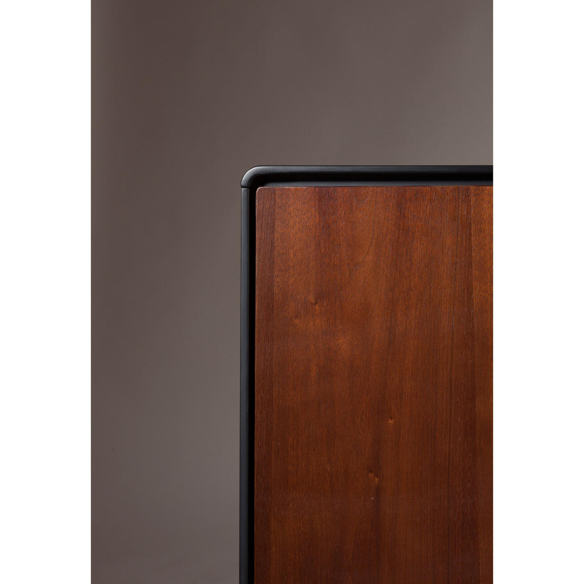 SIDEBOARD Juju Niedrig Dunkelbraun - Multicolor, Holzwerkstoff (150/53/398cm) - Dutchbone