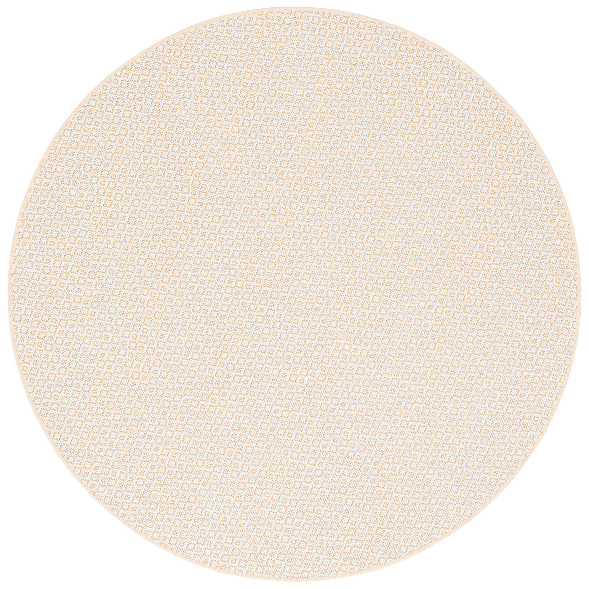 IN & OUTDOOR TEPPICH OSLO TREND RUND - Honig, Textil (160/160cm) - Snapstyle