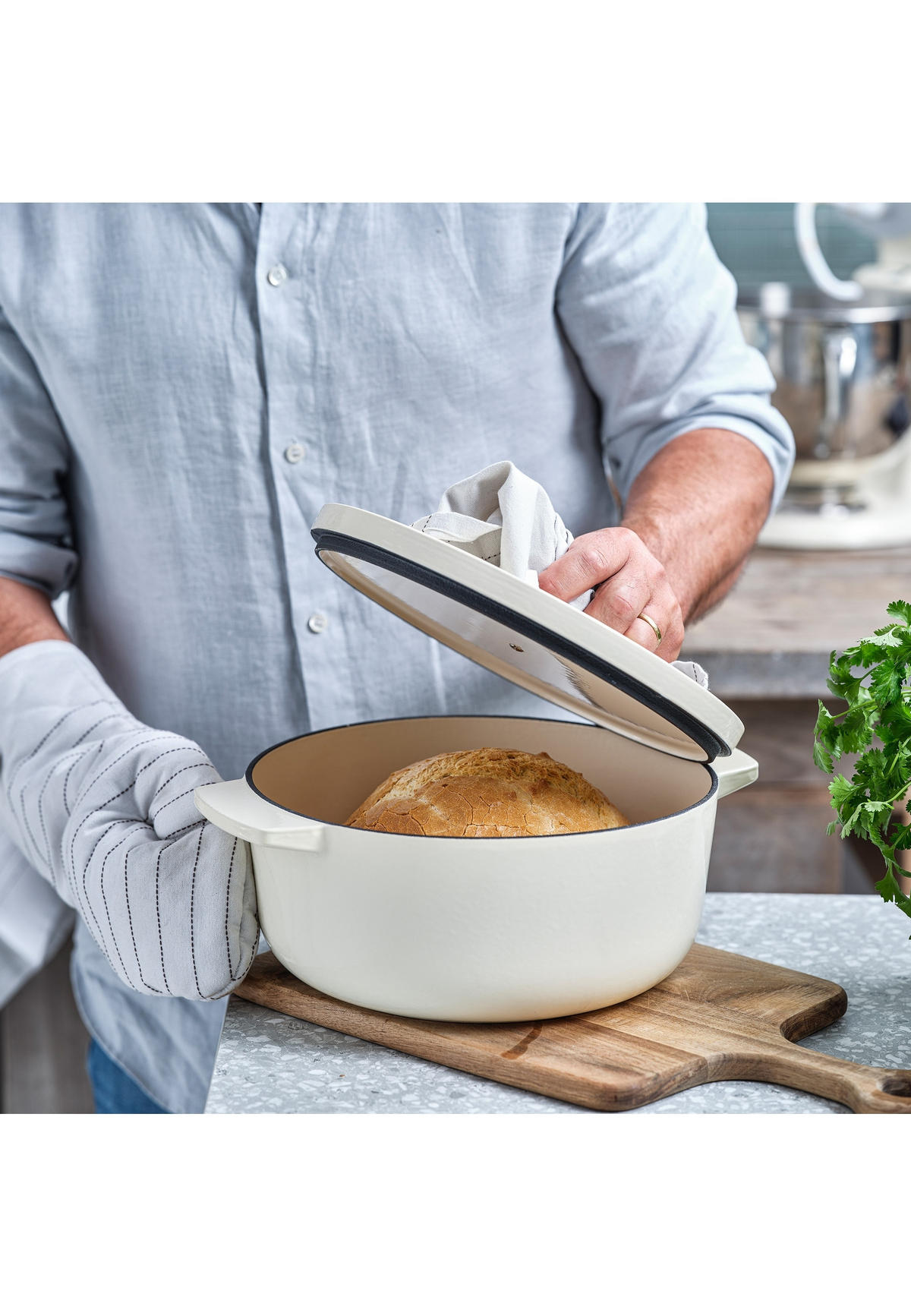 SCHMORTOPF Cast Iron - Creme, Metall (26cm) - KitchenAid