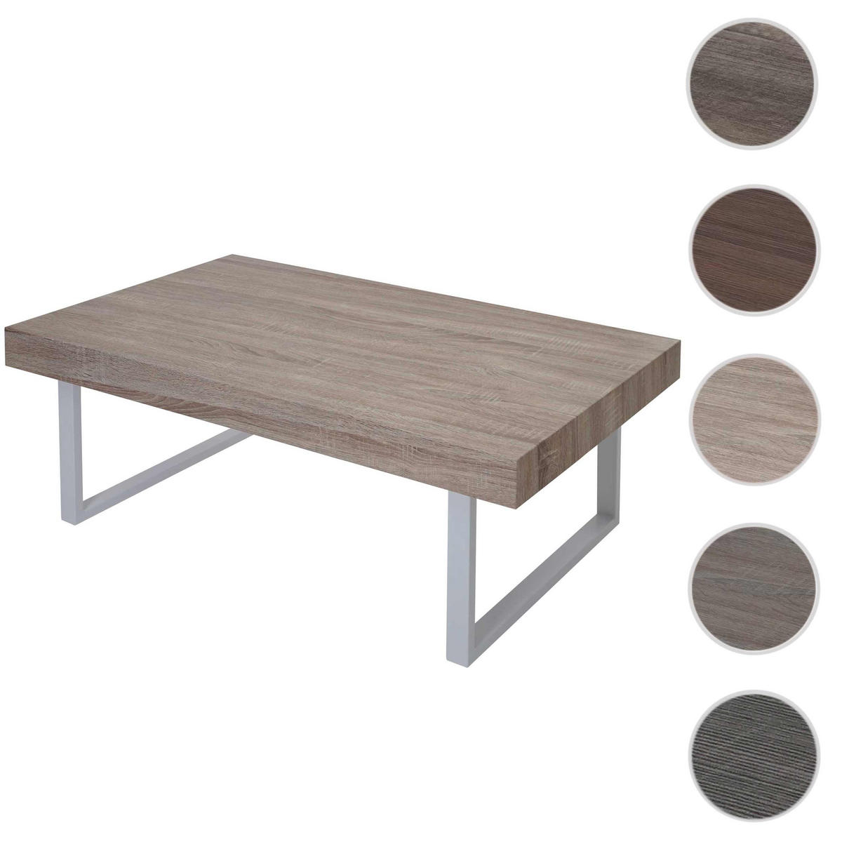 COUCHTISCH rechteck Eiche Dekor - Eichefarben, Holz (60/110/40cm) - MCW