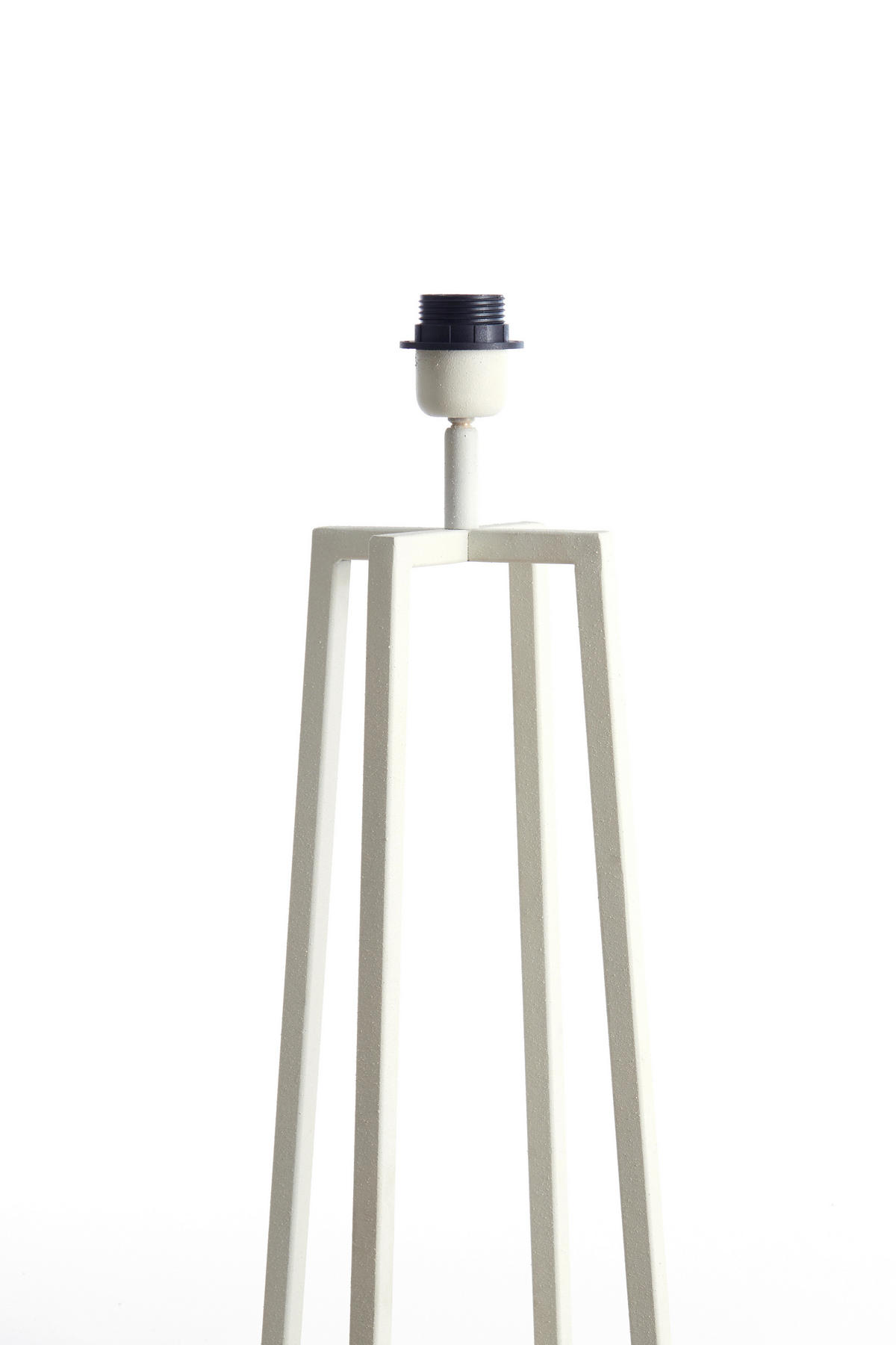 STEHLEUCHTE Miley Weiß 25/25/130 cm - Weiß, Metall (25/25/130cm) - Light & Living