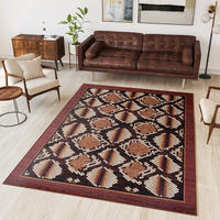 TEPPICH DREAM Schwarz Braun 220/300 cm - Schwarz/Braun, Textil (220/300cm) - Tapiso