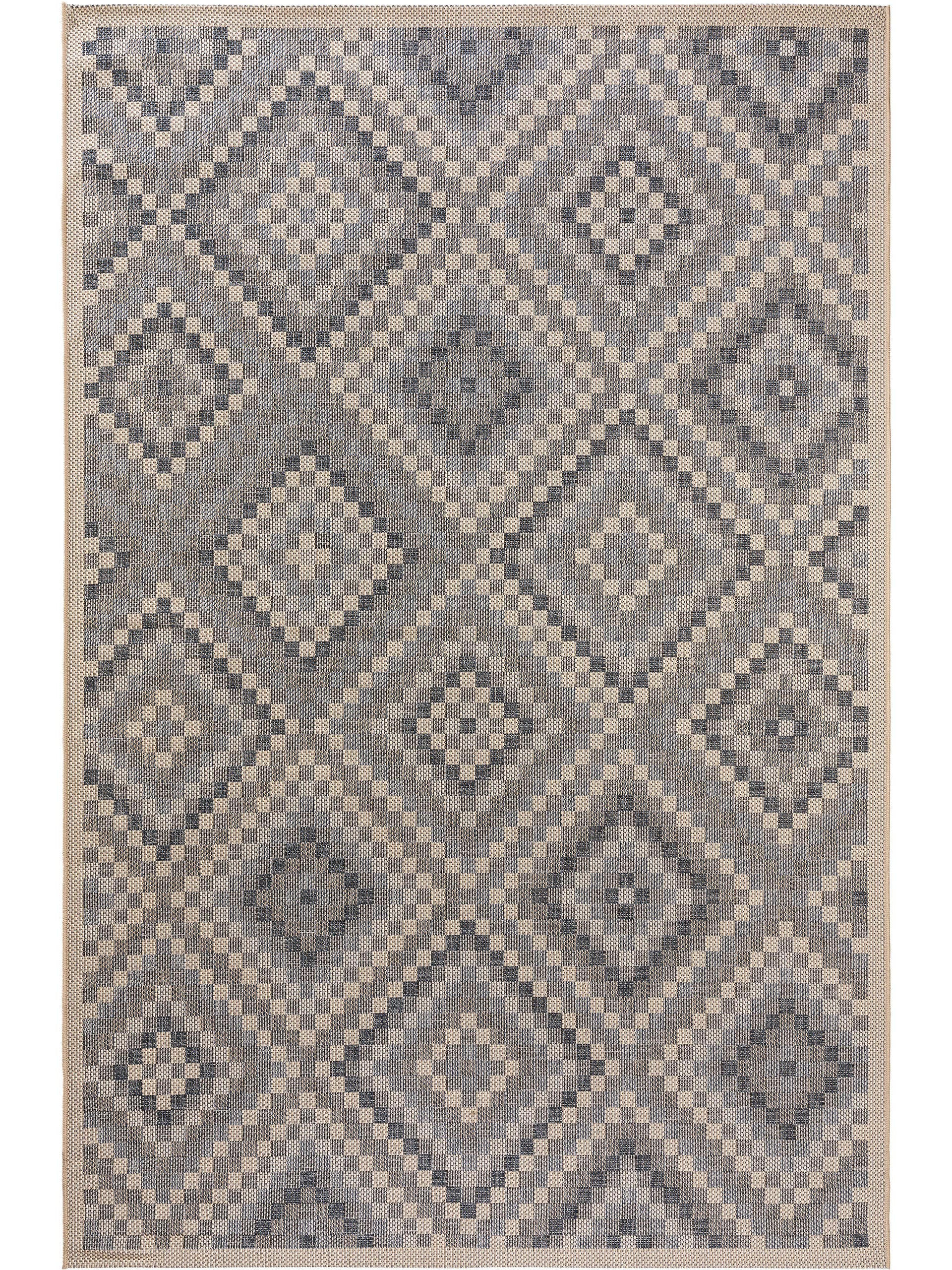 OUTDOORTEPPICH River Blau 160x230 cm - Blau, Textil (160/230cm) - benuta Nest