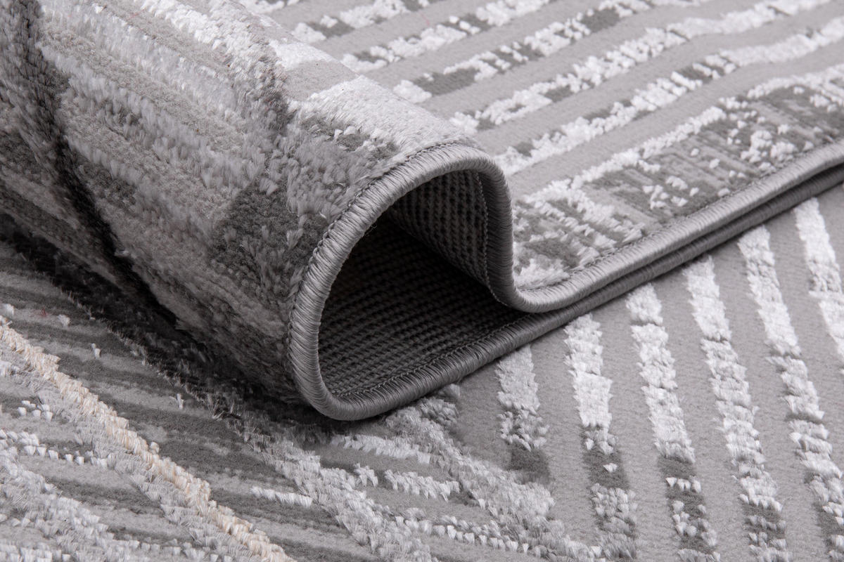 TEPPICH CRYSTAL Dunkelgrau 200/300 cm - Dunkelgrau, Textil (200/300cm) - Tapiso