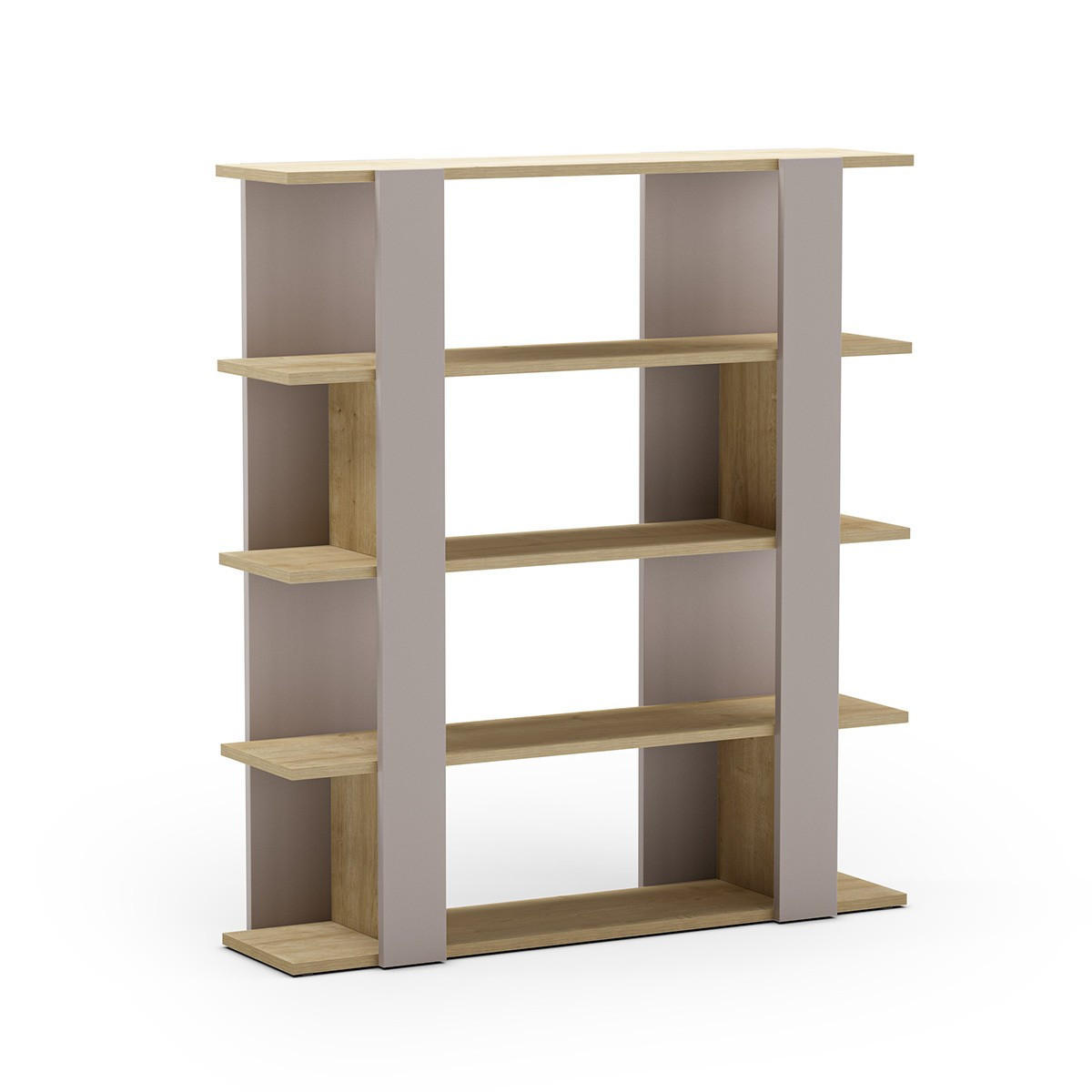REGAL Naila - 110/29/122 cm - Taupe, Holzwerkstoff (29/122/20.9cm) - Calicosy