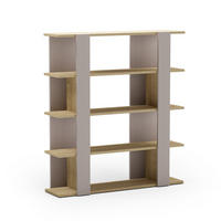 BÜCHERREGAL - 110/29/122 cm - Taupe, Holzwerkstoff (29/122/20.9cm) - Calicosy