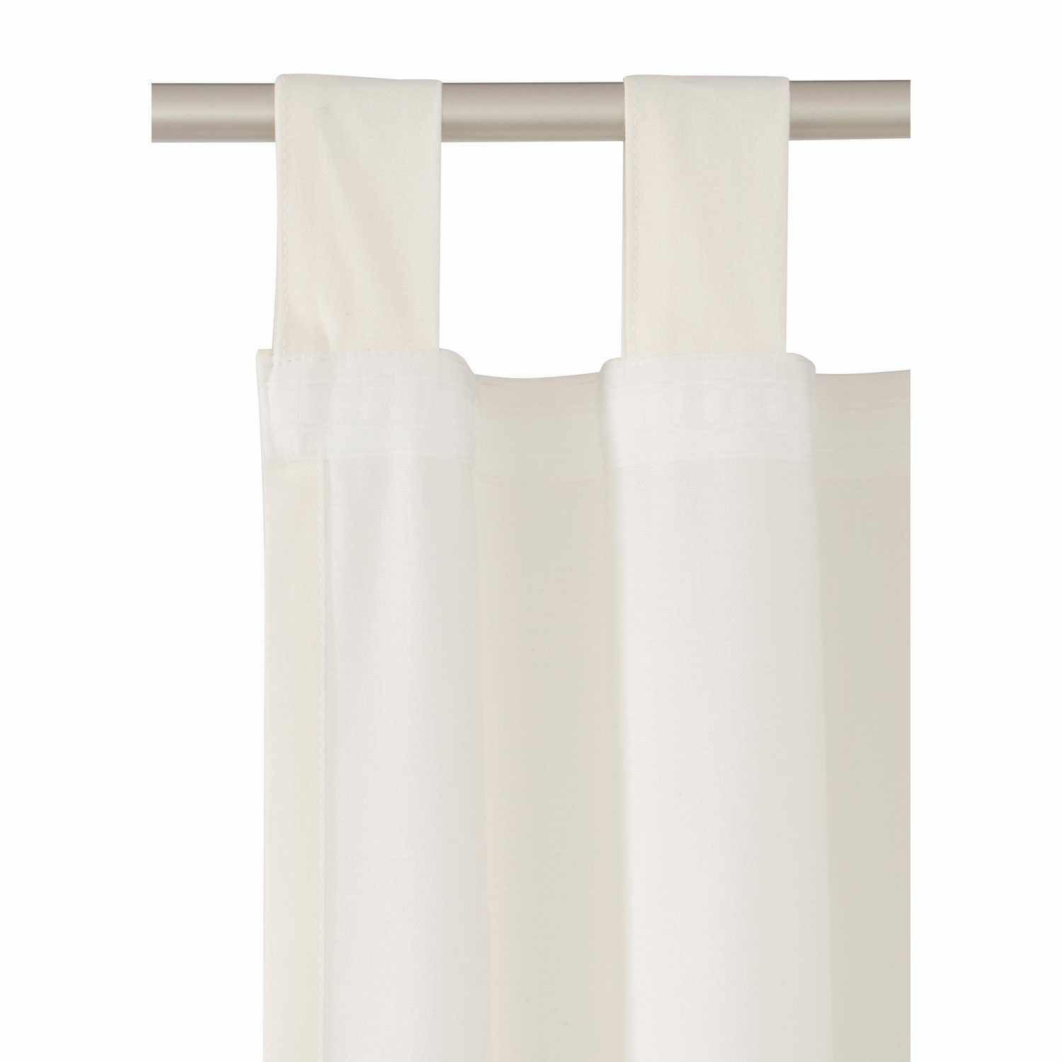 SCHLAUFENVORHANG IM UNI DESIGN DOVE Blickdicht - Zwetschgefarben, Textil (140/0.5/255cm) - Tom Tailor